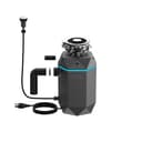 ACQUA BrightDIAMOND 3/4HP Super Quiet Garbage Disposal Corded with Motion Sensor Cabinet Light & Pre-Wired Air Switch view 14