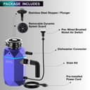 ACQUA BrightDIAMOND 1HP Super Quiet Garbage Disposal Corded with Motion Sensor Cabinet Light & Pre-Wired Air Switch view 8