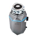 ACQUA BrightDIAMOND 1HP Super Quiet Garbage Disposal Corded with Motion Sensor Cabinet Light & Pre-Wired Air Switch view 4