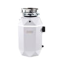 ACQUA BrightDIAMOND 1HP Super Quiet Garbage Disposal Corded with Motion Sensor Cabinet Light & Pre-Wired Air Switch view 1