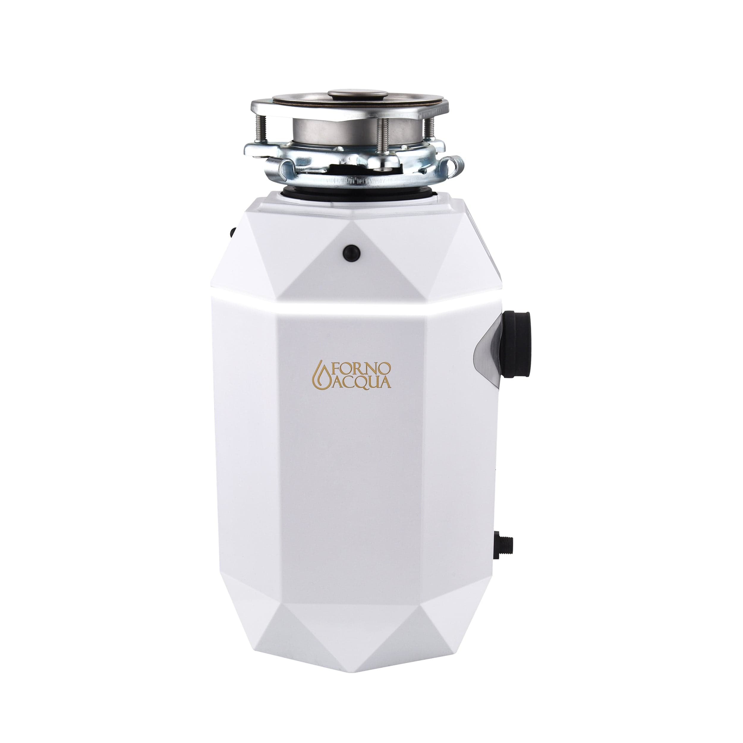 ACQUA BrightDIAMOND 1HP Super Quiet Garbage Disposal Corded with Motion Sensor Cabinet Light & Pre-Wired Air Switch