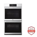 9.4 Cu. Ft. Smart Instaview® Electric Double Built-in Wall Oven With Air Fry & Steam Sous Vide view 1