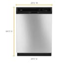Heavy-Duty Dishwasher with 1-Hour Wash Cycle view 10