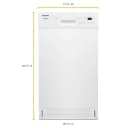 Small-Space Compact Dishwasher with Stainless Steel Tub view 11