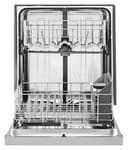 Stainless steel dishwasher with 1-Hour Wash cycle view 3