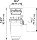 3/4 HP Food Waste Disposer view 2