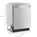 24" Dishwasher with Boost Cycle and Triple Filtration Wash - 55dBA view 6
