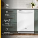24” Stainless Steel Dishwasher with AI Intelligent Wash and Tall Top Rack view 24