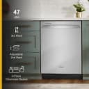 Large Capacity Dishwasher with 3rd Rack view 7
