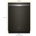 Stainless Steel Tub Dishwasher with Third Level Rack view 4