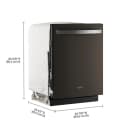 Whirlpool® 24-Inch Top Control Dishwasher with Total Coverage Wash and Auto Open Air Dry in Fingerprint Resistant Stainless Steel view 20