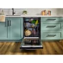 Whirlpool® 24-Inch Top Control Dishwasher with Total Coverage Wash and Auto Open Air Dry in Fingerprint Resistant Stainless Steel view 3