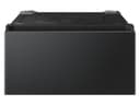 Bespoke AI Laundry Combo Pedestal with Storage Drawer in Brushed Black view 1