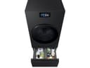 Bespoke AI Laundry Combo Pedestal with Storage Drawer in Brushed Black view 3