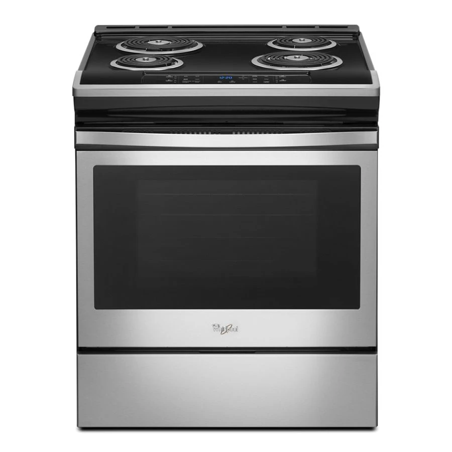 4.8 cu. ft. Guided Electric Front Control Coil Range