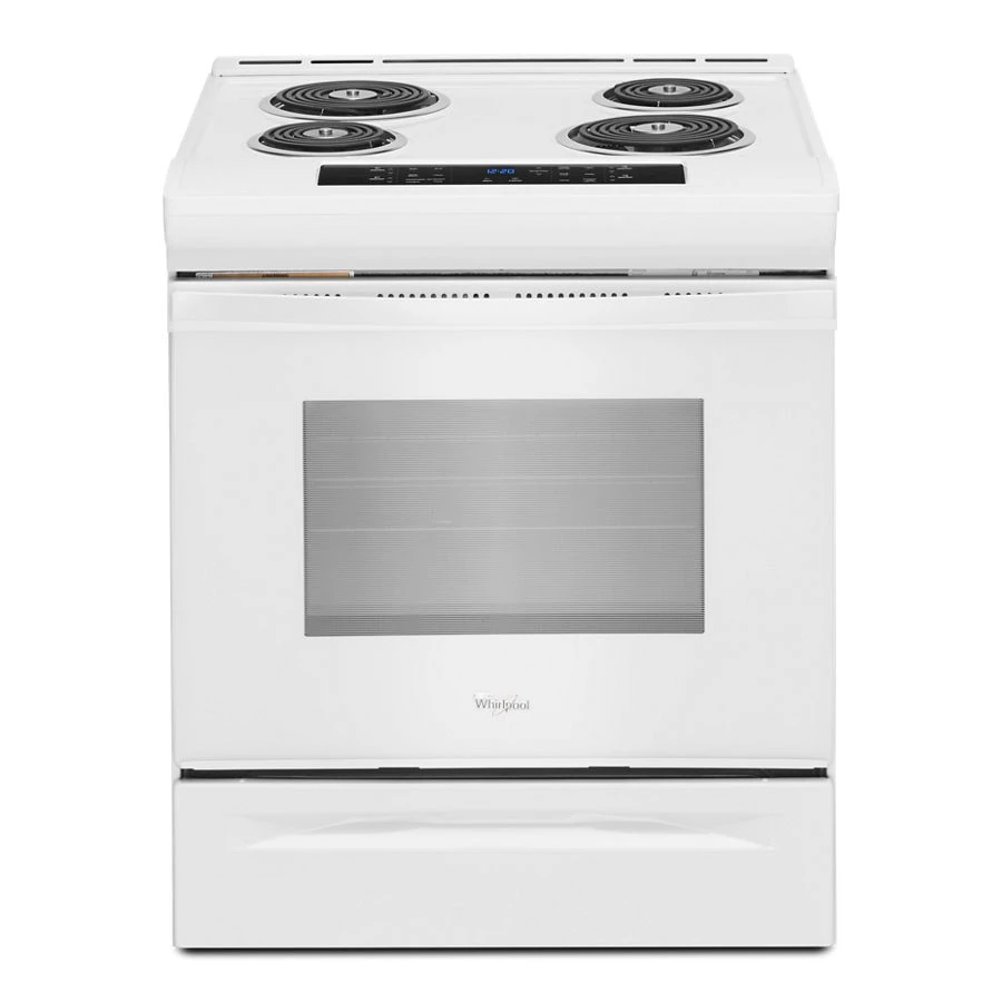 4.8 cu. ft. Guided Electric Front Control Coil Range