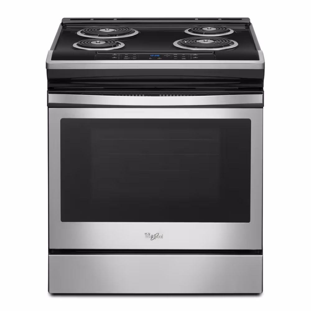 4.8 cu. ft. Guided Electric Front Control Coil Range