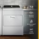 7.0 Cu. Ft. Top Load Electric Moisture Sensing Dryer view 4
