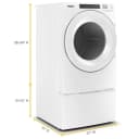 7.4 cu.ft Front Load Long Vent Electric Dryer with Intuitive Controls view 5