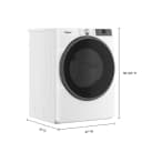 7.4 cu. ft. Smart Front Load ENERGY STAR® Electric Dryer with Wrinkle Shield™ Option view 10