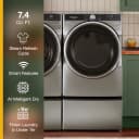 7.4 cu. ft. Smart Front Load ENERGY STAR® Electric Dryer with Steam Capabilities view 3
