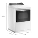 7.4 cu. ft. Top Load Electric Dryer with Advanced Moisture Sensing view 10