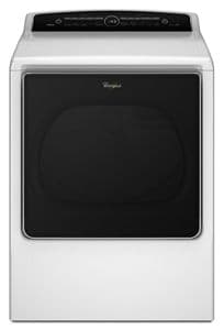 8.8 cu.ft Top Load HE Electric Dryer with Intuitive Touch Controls, Steam Refresh