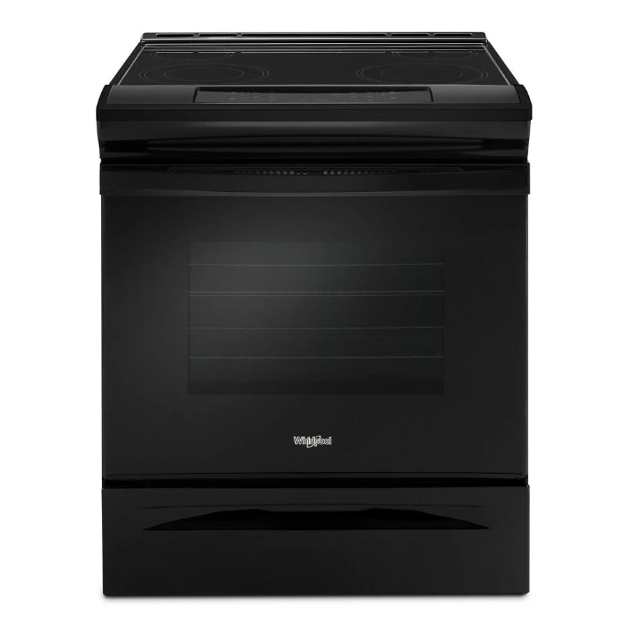 4.8 Cu. Ft. Guided Electric Front Control Range With The Easy-wipe Ceramic Glass Cooktop