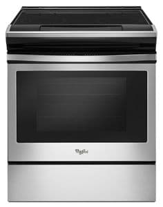 4.8 cu. ft. Guided Electric Front Control Range With The Easy-Wipe Ceramic Glass Cooktop