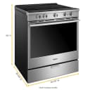 6.4 cu. ft. Smart Slide-in Electric Range with Scan-to-Cook Technology view 15