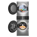 Smart ENERGY STAR® Front Load Laundry Tower with UV Clean Technology & FreshFlowTM Vent System 4.5 cu. ft. Washer & 7.4 cu. ft. Electric Dryer view 3