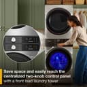 Smart ENERGY STAR® Front Load Laundry Tower with UV Clean Technology & FreshFlowTM Vent System 4.5 cu. ft. Washer & 7.4 cu. ft. Electric Dryer view 12