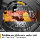 Smart ENERGY STAR® Front Load Laundry Tower with UV Clean Technology & FreshFlowTM Vent System 4.5 cu. ft. Washer & 7.4 cu. ft. Electric Dryer view 7