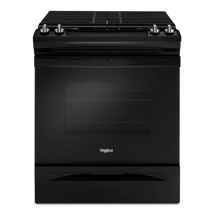 5.0 Cu. Ft. Front Control Gas Range With Cast-iron Grates