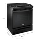 5.0 Cu. Ft. Front Control Gas Range With Cast-iron Grates view 8
