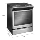 5.8 Cu. Ft. Slide-In Gas Range with EZ-2-Lift™ Hinged Grates view 8
