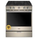 5.8 cu. ft. Smart Slide-in Gas Range with EZ-2-Lift™ Hinged Cast-Iron Grates view 2