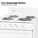 20" Wide Electric Coil Top Range view 6