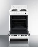 20" Wide Electric Coil Top Range view 7
