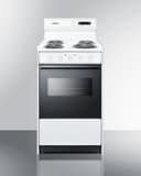 20" Wide Electric Coil Top Range view 1