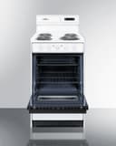 20" Wide Electric Coil Top Range view 2