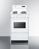 20" Wide Electric Coil Top Range view 1