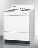 30" Wide Electric Coil Top Range view 4