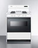 30" Wide Electric Coil Top Range view 4