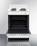 24" Wide Electric Coil Top Range view 2