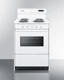 24" Wide Electric Coil Top Range view 1