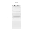 3.5 cu.ft Long Vent Electric Stacked Laundry Center 9 Wash cycles and AutoDry™ view 6