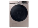 4.5 cu. ft. Large Capacity Smart Front Load Washer with Super Speed Wash - Champagne view 1
