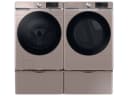 4.5 cu. ft. Large Capacity Smart Front Load Washer with Super Speed Wash - Champagne view 7