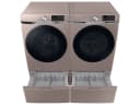 4.5 cu. ft. Large Capacity Smart Front Load Washer with Super Speed Wash - Champagne view 8